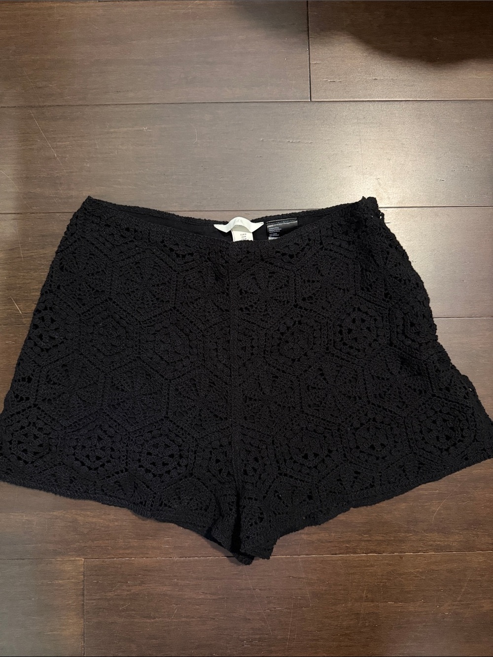 H&M Black Crochet Women’s Shorts